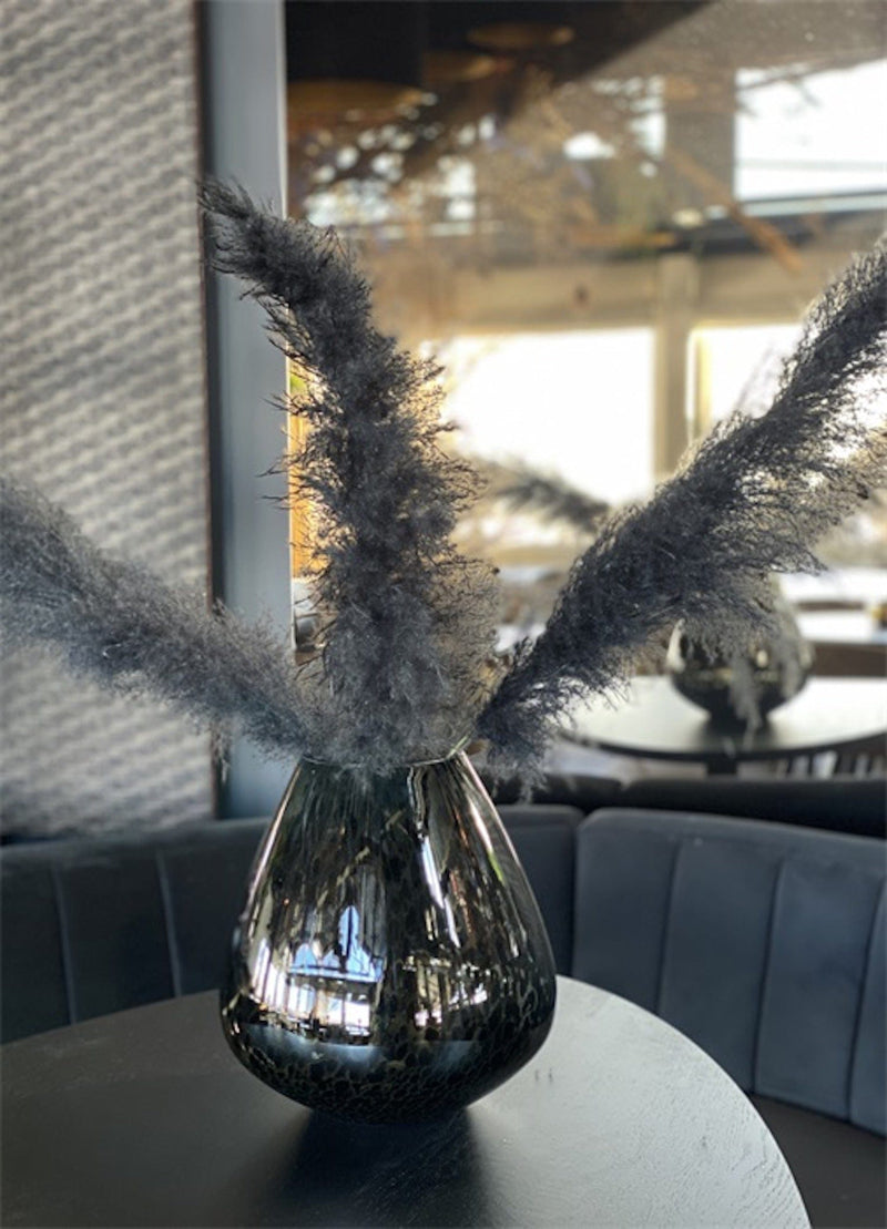 Luxe Vaas CHEETAH Grijs – L Ø32 x H33 cm - Lucy&