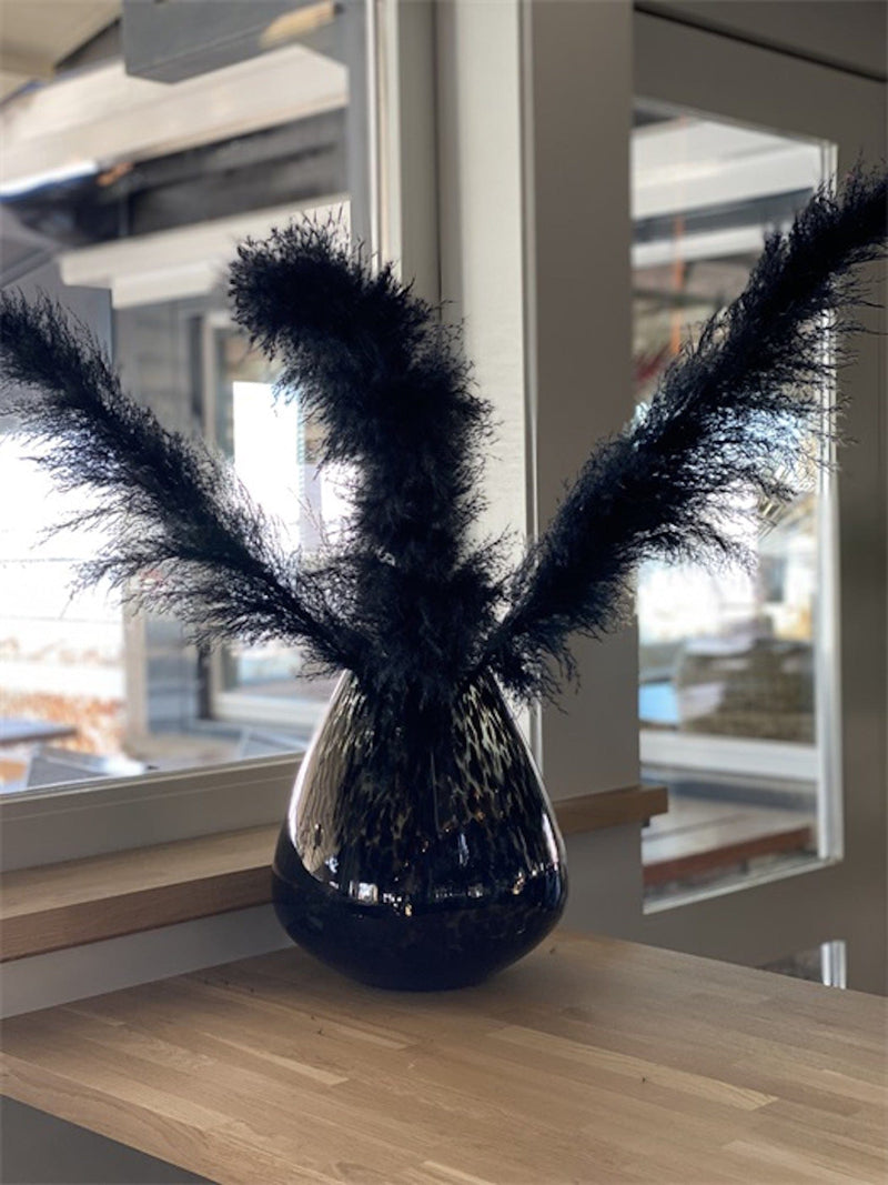 Luxe Vaas CHEETAH Grijs – L Ø32 x H33 cm - Lucy&