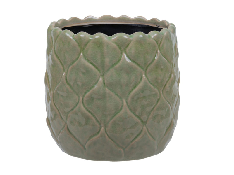 Luxe Bloempot FLOWERPOT Groen – ø 14x13cm - Lucy&