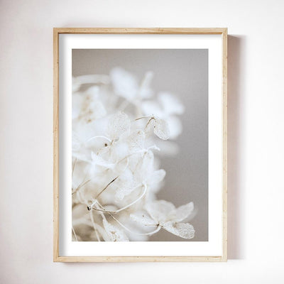 White Flowers NO1 Poster - Lucy's Living