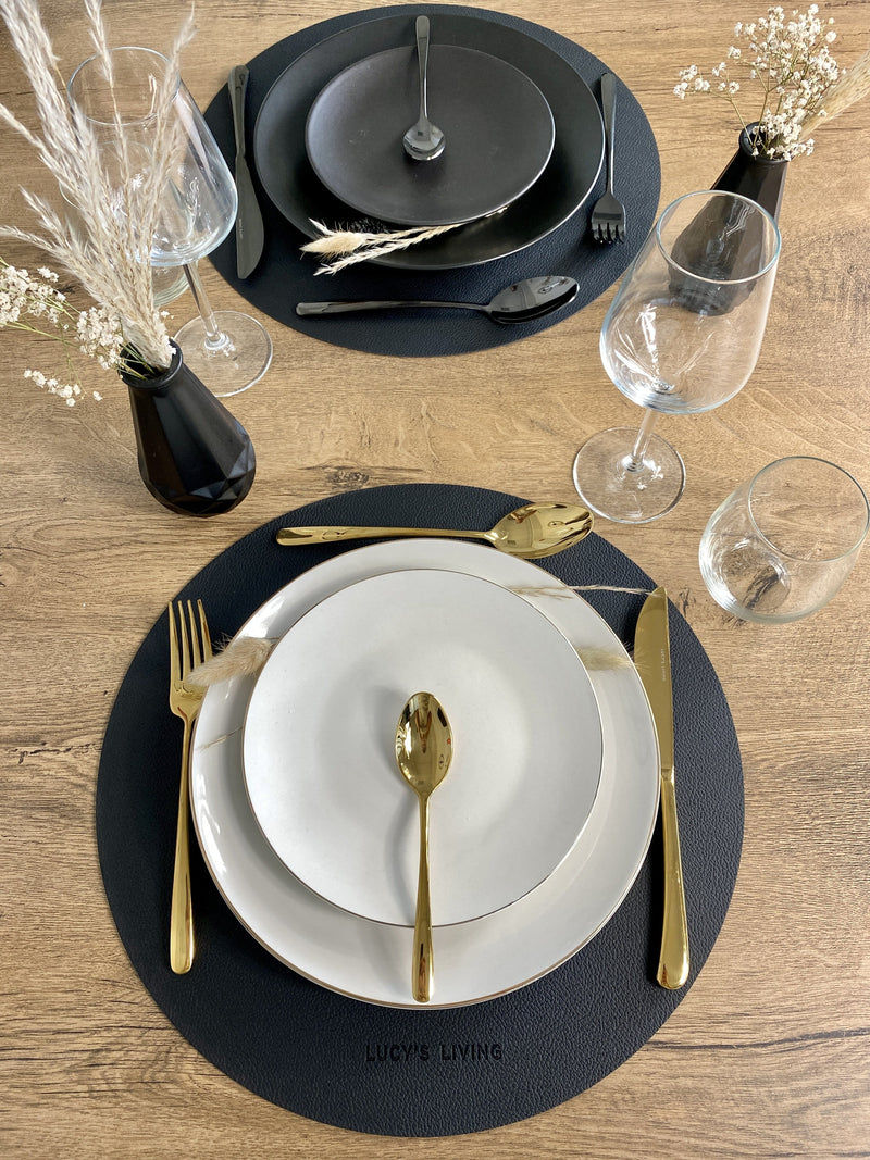 Luxe Placemat ELEGANTO – ø38 cm - Lucy&