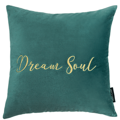 Luxe sierkussen Velvet DREAM SOUL - 45 x 45 cm - Lucy's Living